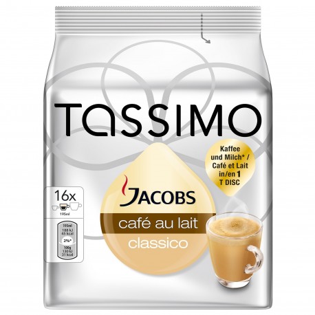 Tassimo Cafe Au Lait coffee pods