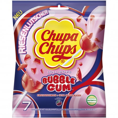 Chupa Chups Bubble Gum Lollipops