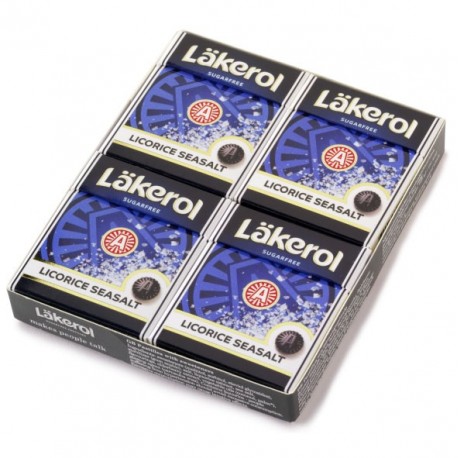 Lakerol LICORICE SEASALT licorice 4-pack