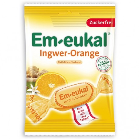 Em-Eukal Ginger Orange lozenges