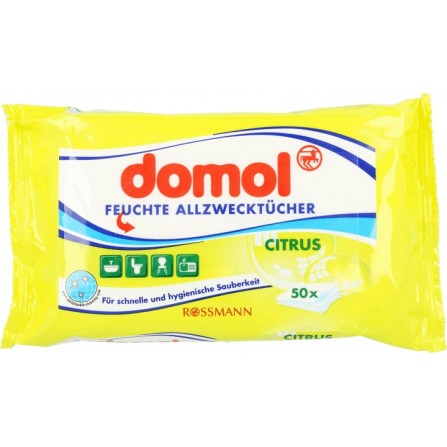 Domol Universal Wet Wipes: Lemon Domol Universal Wet Wipes: Lemon