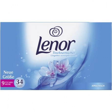 Lenor Spring Scent dryer sheets 34pc.
