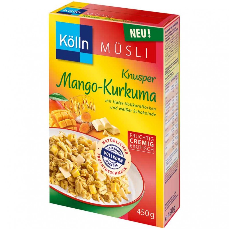 Mango - Kolln Kurkuma TheEuroStore24 muesli Cereal