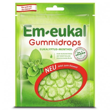 Em-Eukal Gummi Drops: Eucalyptus/Menthol