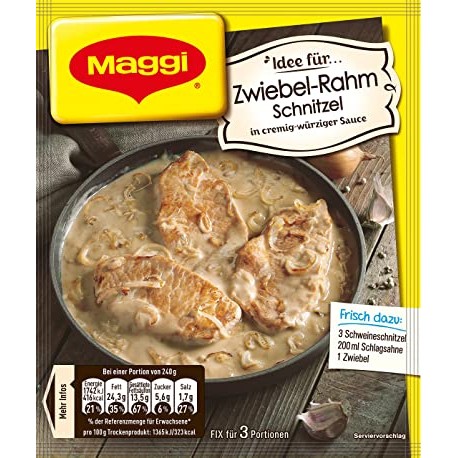 Maggi Cream of Onion Schnitzel