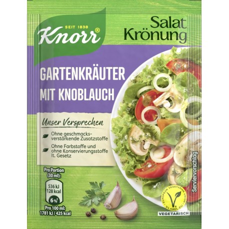 Knorr Salat Kronung: Garden Herbs with garlic - TheEuroStore24