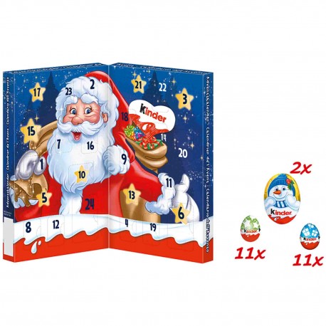 Kinder Chocolate table advent calendar