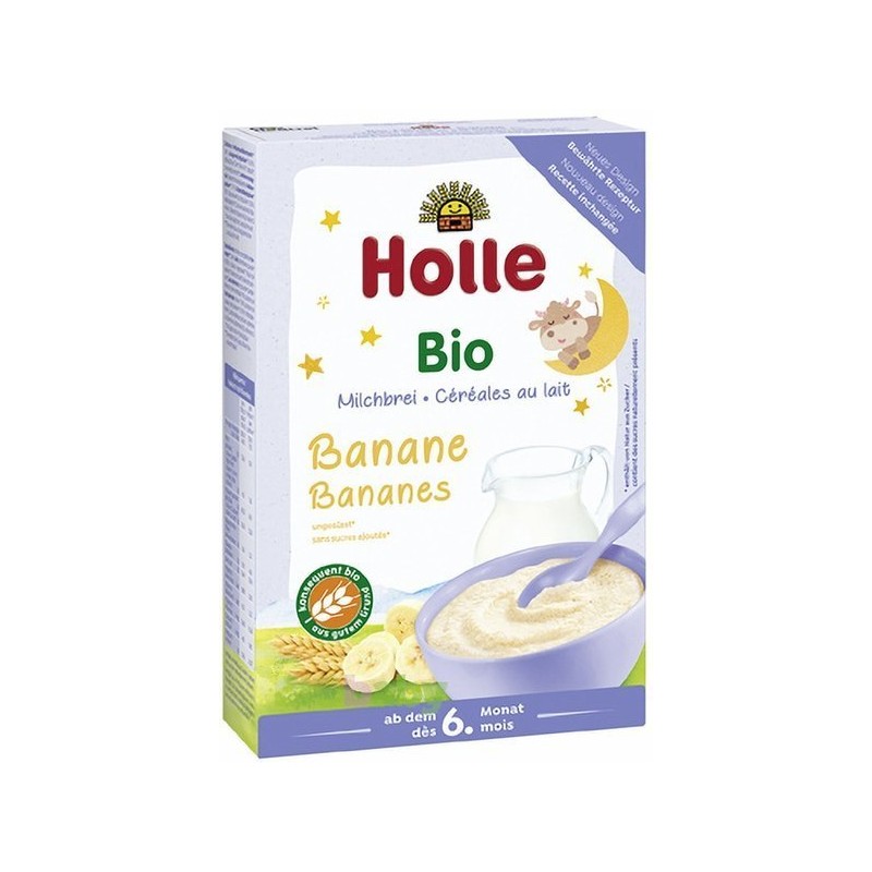 Holle Organic Goat milk porridge blueberry and banana (200g)