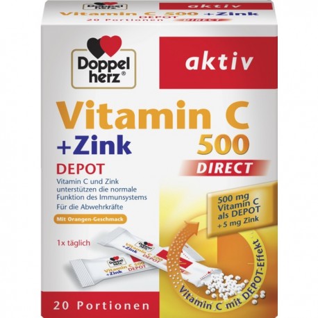 Doppelherz Vitamin C 500 + Zinc