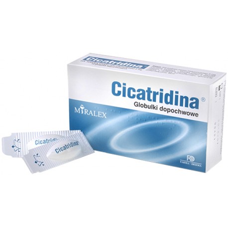 Cicatridina vaginal globules 10ct.