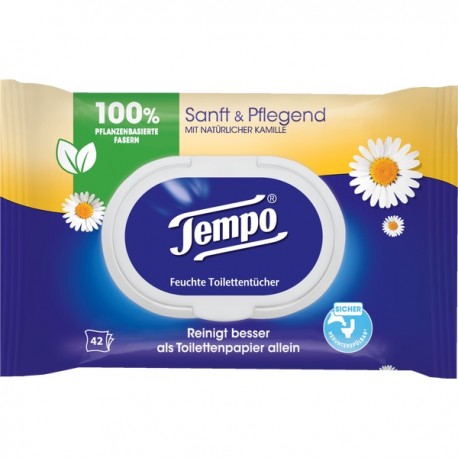 Tempo CHAMOMILE wet tissues