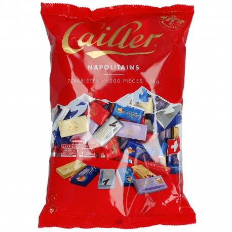 Cailler Mini chocolate bars 200ct.