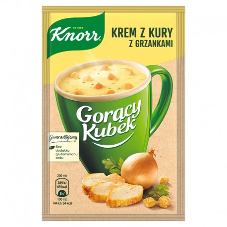 Knorr Goracy Kubek: Cream of chicken 5pc.