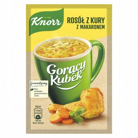 Knorr Goracy Kubek: Chicken Broth 5pc.