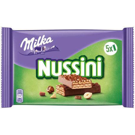 Milka Nussini bars 5pc.